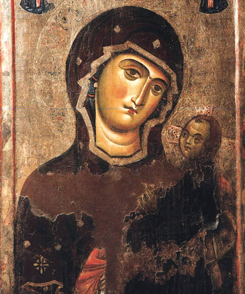Icona-Lignea-del-XII°-secolo-di-Maria-SS.della-Fonte